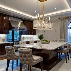 kitchen and dining